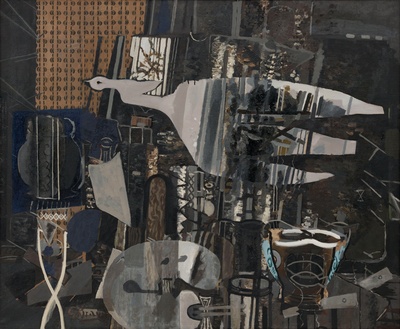 乔治布拉克Georges Braque油画作品的油画作品-乔治布拉克（05）