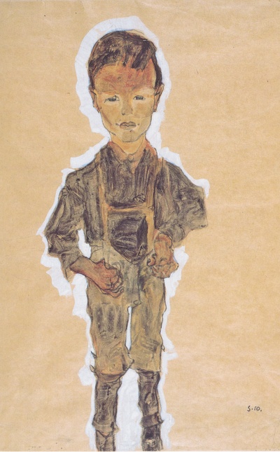 埃贡·席勒的油画作品-埃贡·希勒（413）