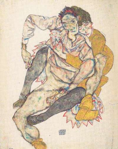 埃贡·席勒的油画作品-xile (262)