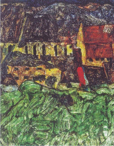 埃贡·席勒的油画作品-xile (268)