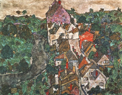 埃贡·席勒的油画作品-xile (415)