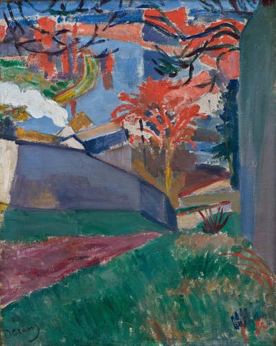 安德烈德朗油画的油画作品-1904Bougival