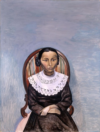 安德烈德朗油画的油画作品-1913Portrait of a Girl in Black