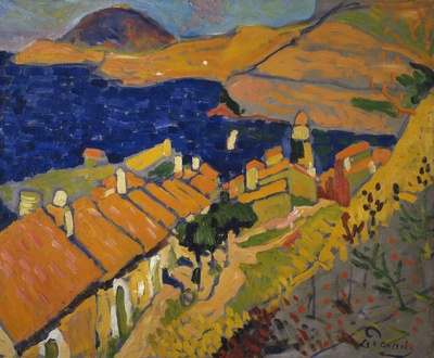 安德烈德朗油画的油画作品-1905Collioure