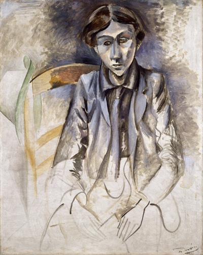 安德烈德朗油画的油画作品-Portrait Of A Young Man