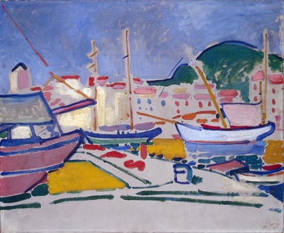 安德烈德朗油画的油画作品-1905Port
