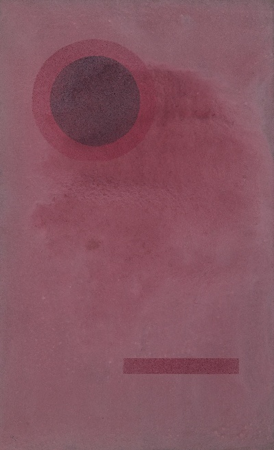康丁斯基作品的油画作品-WASSILY KANDINSKY-KREIS UND RECHTECK (CIRCLE AND RECTANGLE)