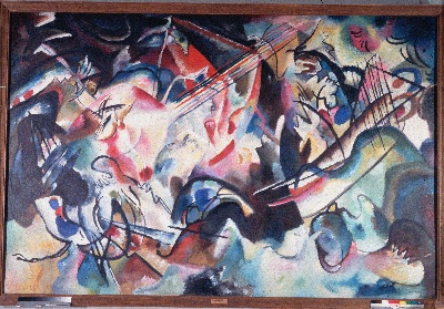 康丁斯基作品的油画作品-Kandinsky, Vasily - Composition VI