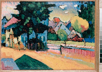 康丁斯基作品的油画作品-Kandinsky, Vasily - View of Murnau