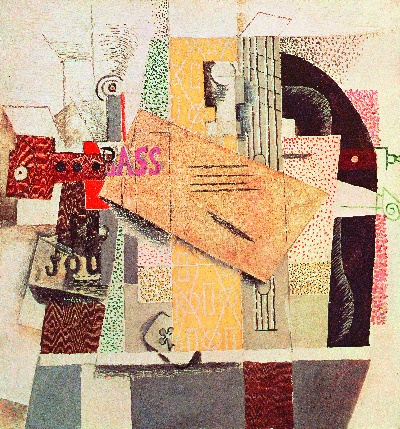 毕加索立体主义作品1的油画作品-001#毕加索MH003