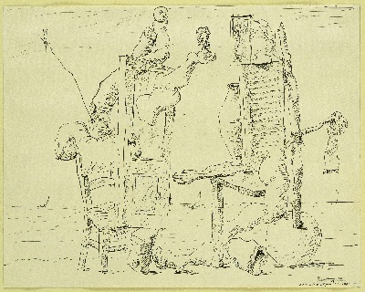 毕加索立体主义作品2的油画作品-159#毕加索MH003