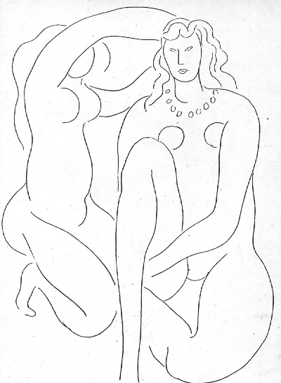 马蒂斯素描作品的油画作品-506 马蒂斯