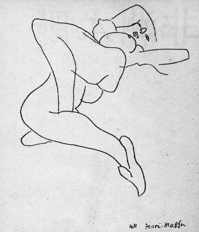 马蒂斯素描作品的油画作品-507 马蒂斯