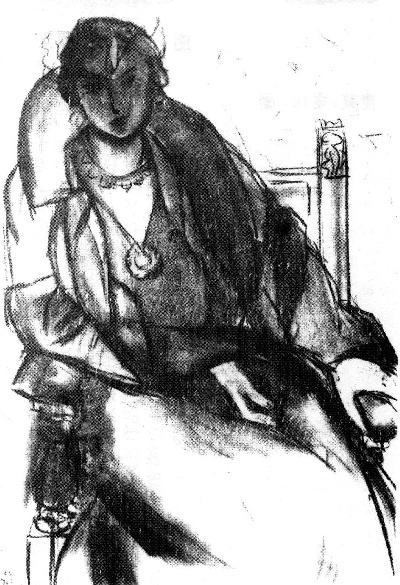 马蒂斯素描作品的油画作品-524 马蒂斯