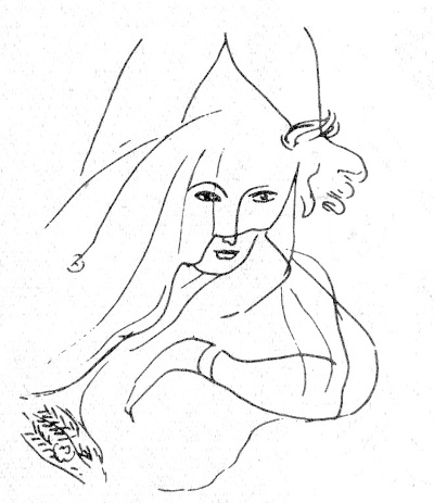 马蒂斯素描作品的油画作品-487 马蒂斯