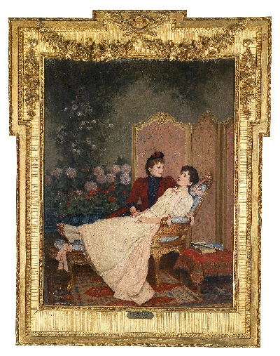 19世纪欧洲宫廷油画图集 (13)的油画作品-0287#MH-B17-19世纪欧洲宫廷油画图集 
