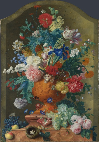 古典花卉 (11)的油画作品-153#MH007-550