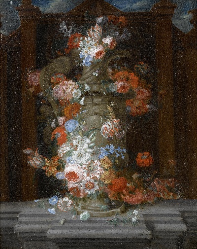古典花卉 (6)的油画作品-266#MH007-550