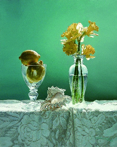 古典花卉 (6)的油画作品-260#MH007-550