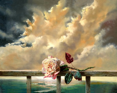 古典花卉 (7)的油画作品-697#MH007-550
