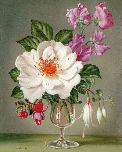 古典花卉 (8)的油画作品-011#MH007-150