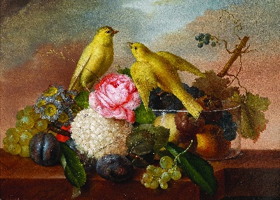 古典花卉 (8)的油画作品-031#MH007-150