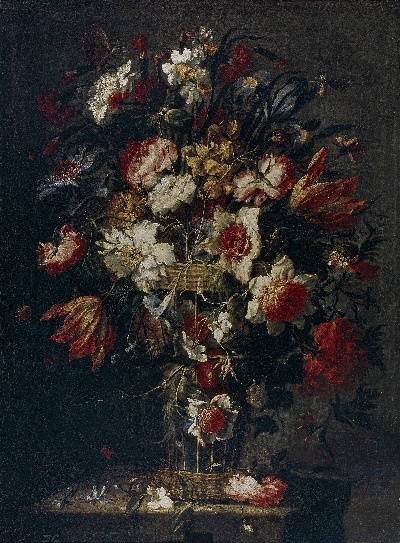 古典花卉 (9)的油画作品-142#MH007-150