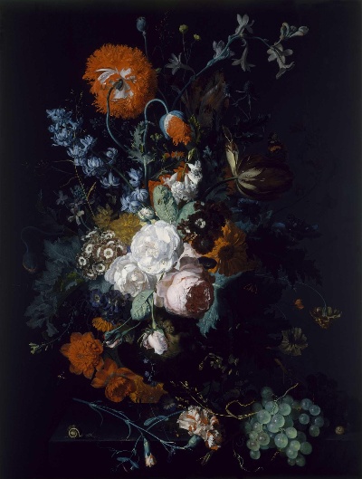 古典花卉 (9)的油画作品-146#MH007-150
