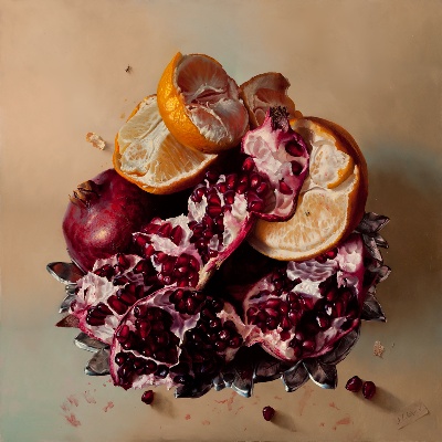 STILLLIFE静物之王3的油画作品-634#MH099=静物の王
