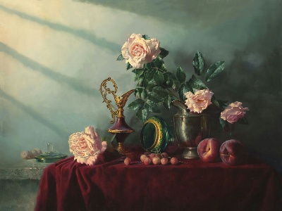 STILLLIFE静物之王3的油画作品-636#MH099=静物の王