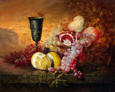 STILLLIFE静物之王3的油画作品-637#MH099=静物の王