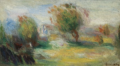 印象派图集1的油画作品-Pierre-Auguste Renoir-PAYSAGE6
