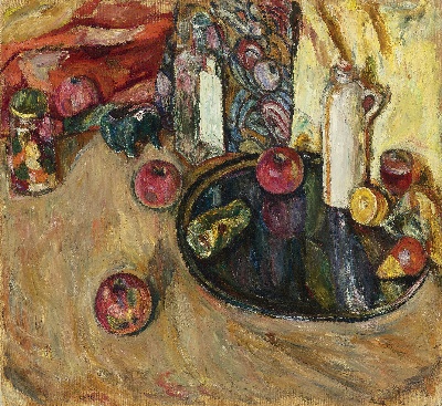 印象派图集2的油画作品-Abraham Manievich-STILL LIFE