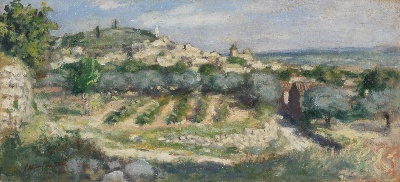 印象派图集2的油画作品-Albert Andre-VUE DE LAUDUN