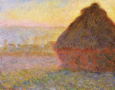 印象派图集3的油画作品-Claude_Monet_-_Graystaks_I