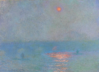 印象派图集3的油画作品-Claude Monet - Houses of Parliament, Effect of Sunlight in the Fog (1899-1901)