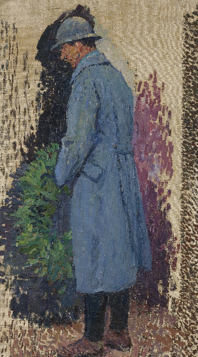 印象派图集5的油画作品-Henri Martin-ETUDE POUR LE MONUMENT AUX MORTS