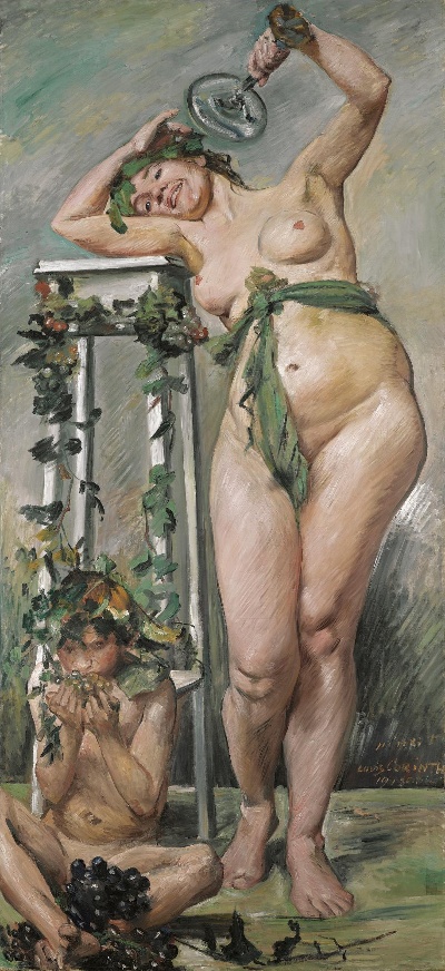 印象派图集6的油画作品-Lovis Corinth-BACCHANTIN