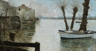 印象派图集7的油画作品-Maxime Maufra-INONDATION