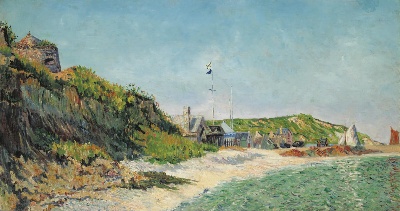 印象派图集7的油画作品-Paul Signac-PORT-EN-BESSIN
