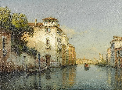 威尼斯印象的油画作品-威尼斯印象MH033=044
