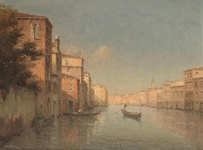 威尼斯印象的油画作品-威尼斯印象MH033=066
