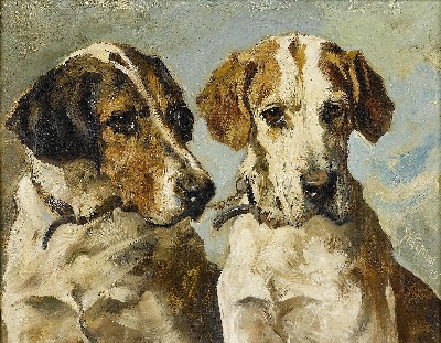 GO DOG犬题材油画高清图的油画作品-GODOG犬题材第二季1501=85