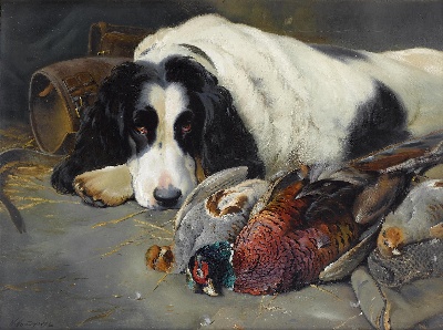 GO DOG犬题材油画高清图的油画作品-GODOG犬题材第二季1501=99