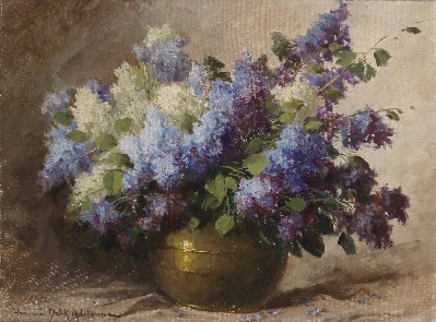 古典油画高清图集的油画作品-古典花卉静物油画 (4)