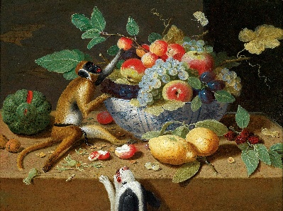 古典油画高清图集的油画作品-古典花卉静物油画 (45)