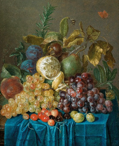 古典油画高清图集的油画作品-古典花卉静物油画 (50)