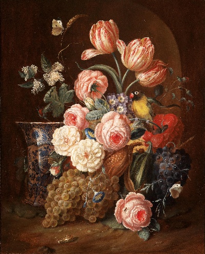 古典油画高清图集的油画作品-古典花卉静物油画 (52)