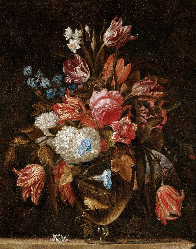古典油画高清图集的油画作品-古典花卉静物油画 (72)