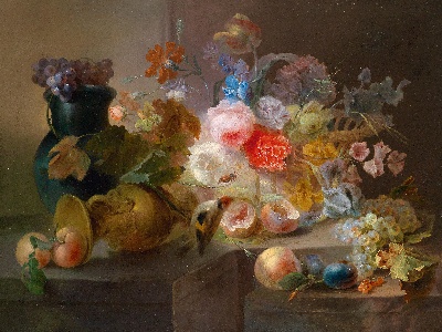 古典油画高清图集的油画作品-古典花卉静物油画 (93)